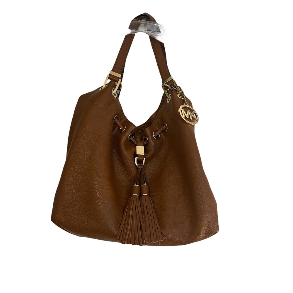 Michael Kors Cognac Leather Shoulder Handbag